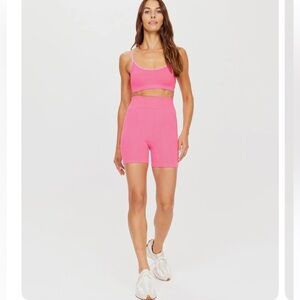 NWT The Upside Pink Bike Shorts